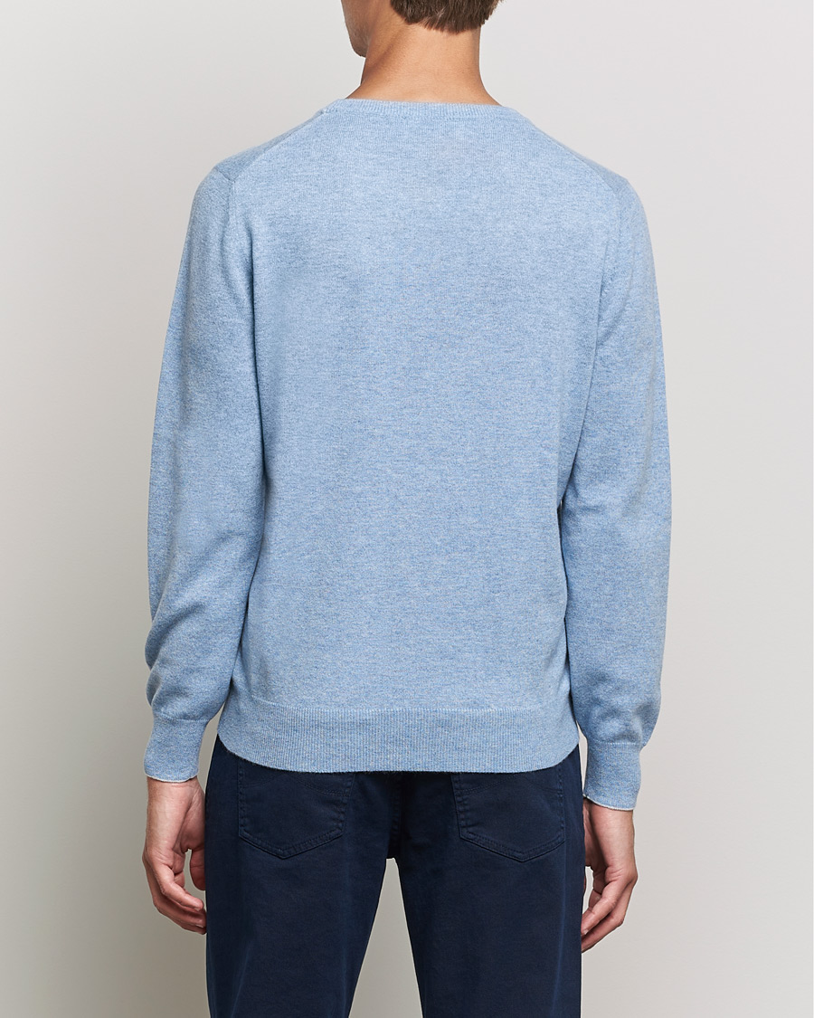 Heren | Truien | Brunello Cucinelli | 2 Ply Cashmere Pullover Light Blue