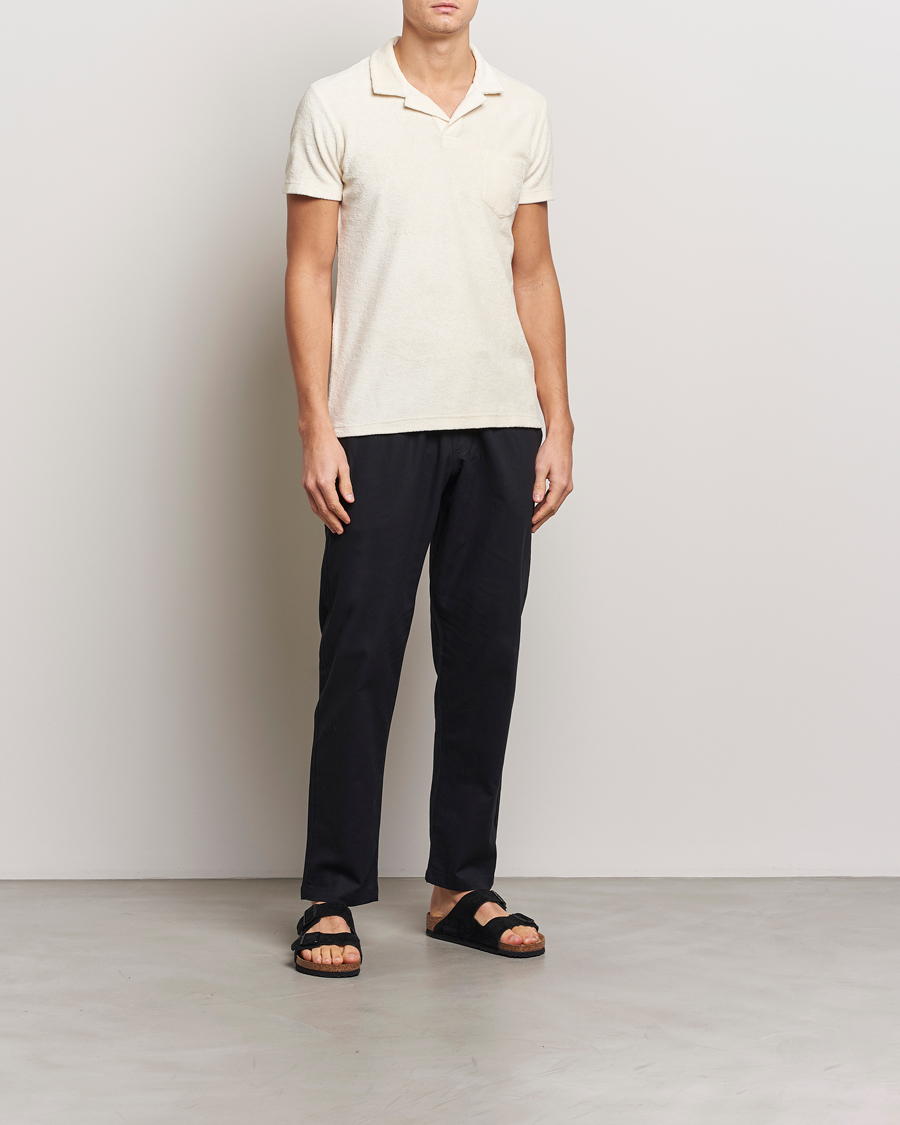 Heren | Broeken | OAS | Linen Long Pants Black