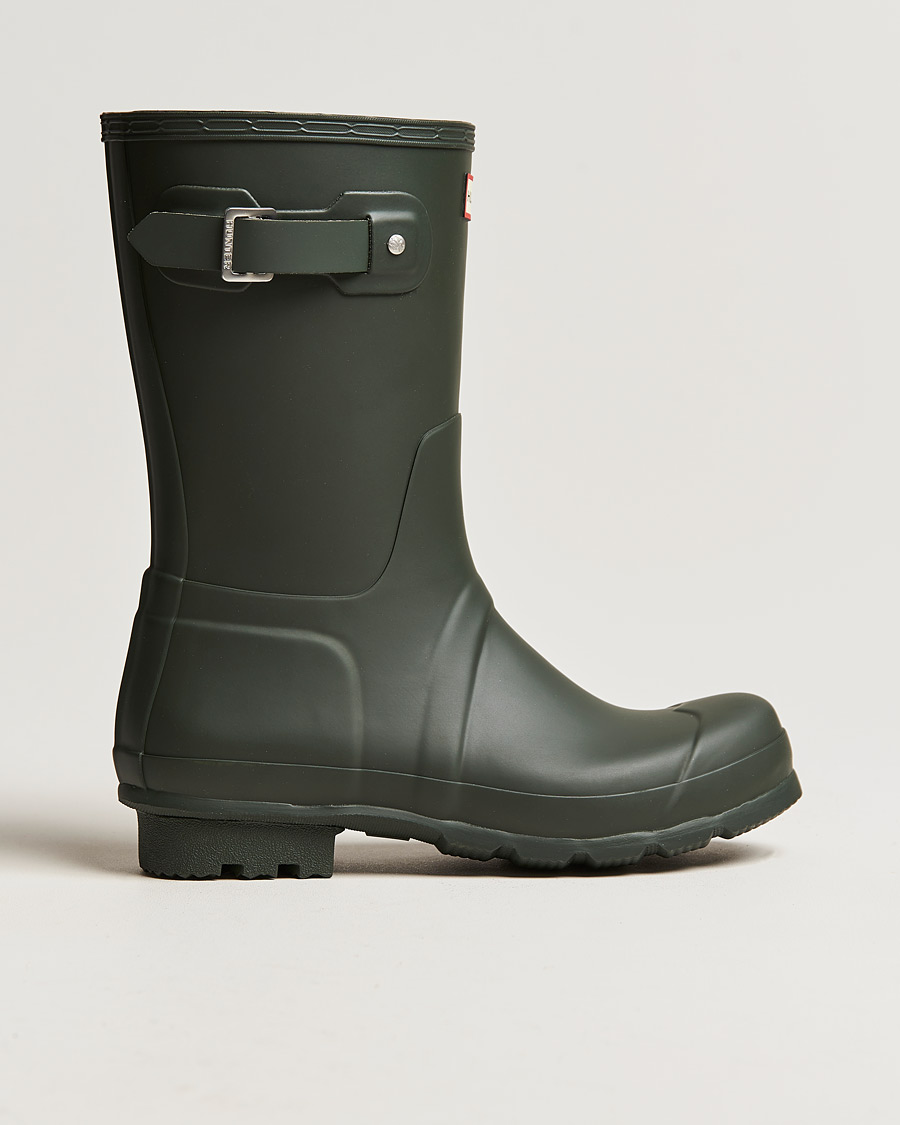 Heren | Overschoenen & Rubberlaarzen | Hunter Boots | Original Short Boot Dark Olive