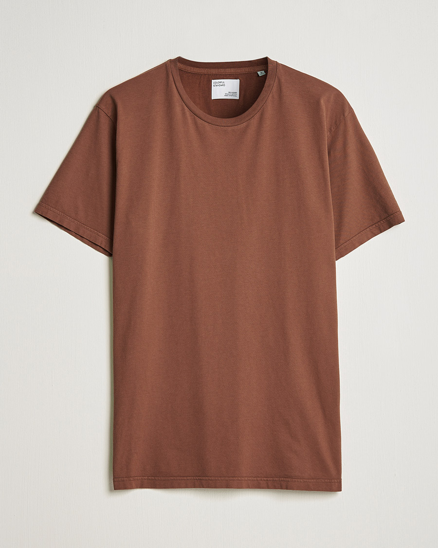 Heren | T-shirts | Colorful Standard | Classic Organic T-Shirt Cinnamon Brown