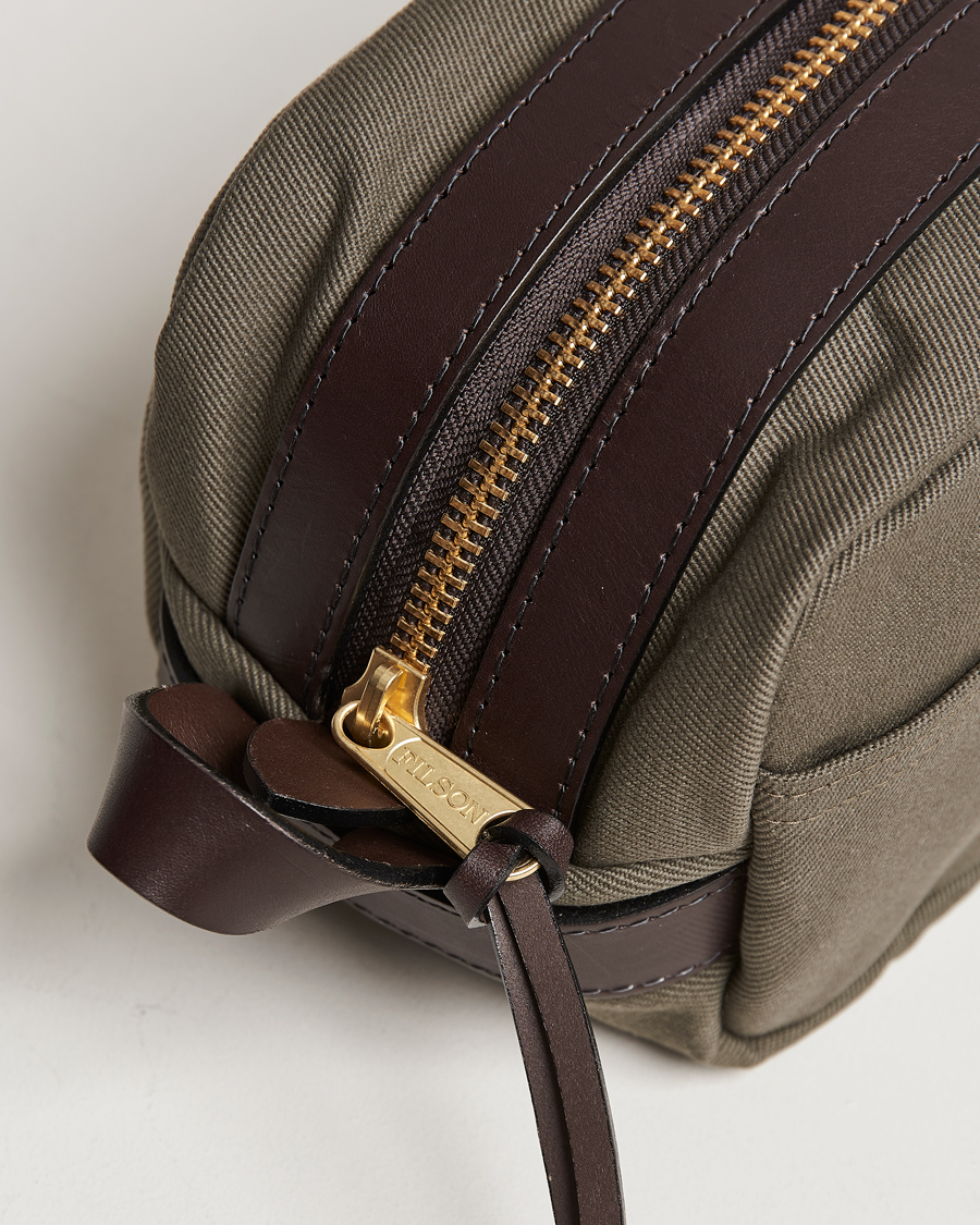 Heren | Tassen | Filson | Rugged Twill Travel Kit Otter Green