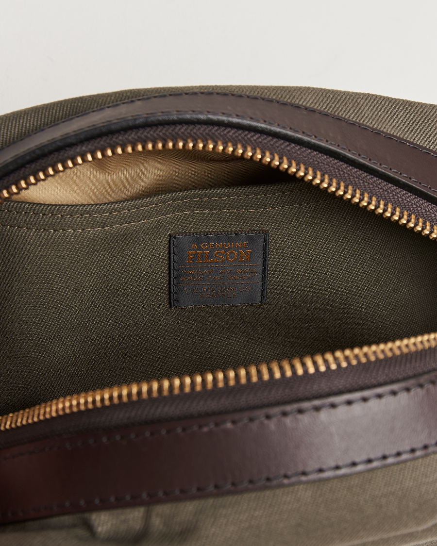 Heren | Tassen | Filson | Rugged Twill Travel Kit Otter Green