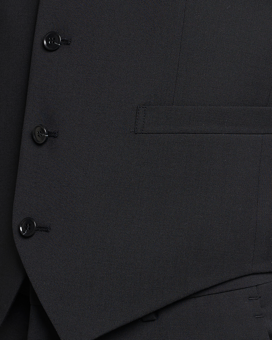 Heren | Blazers | Tiger of Sweden | Wayde Wool Travel Waistcoat Black