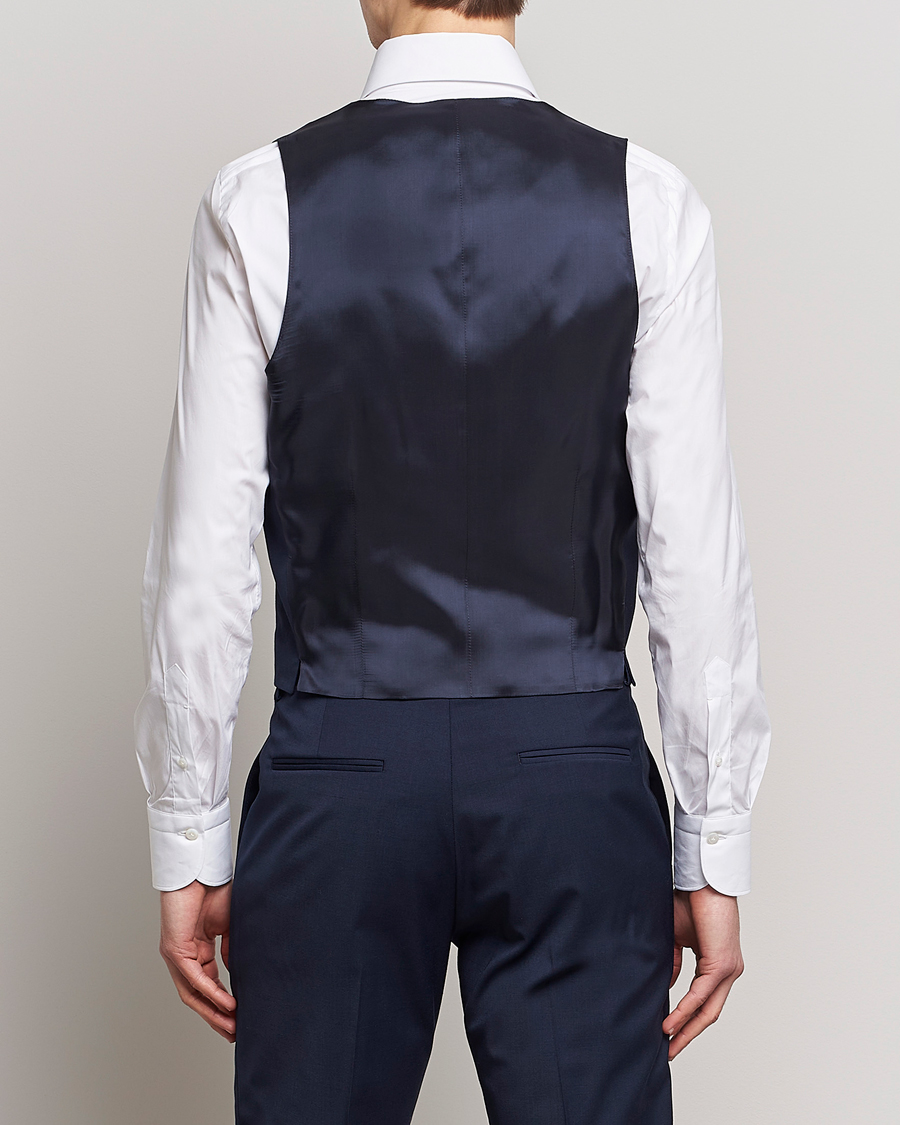 Heren | Blazers | Tiger of Sweden | Wayde Wool Travel Waistcoat Royal Blue