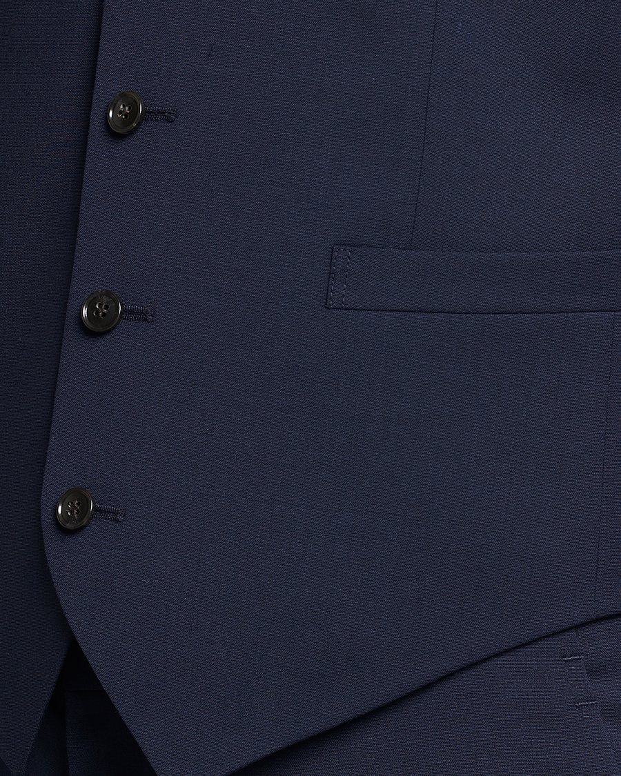 Heren | Blazers | Tiger of Sweden | Wayde Wool Travel Waistcoat Royal Blue