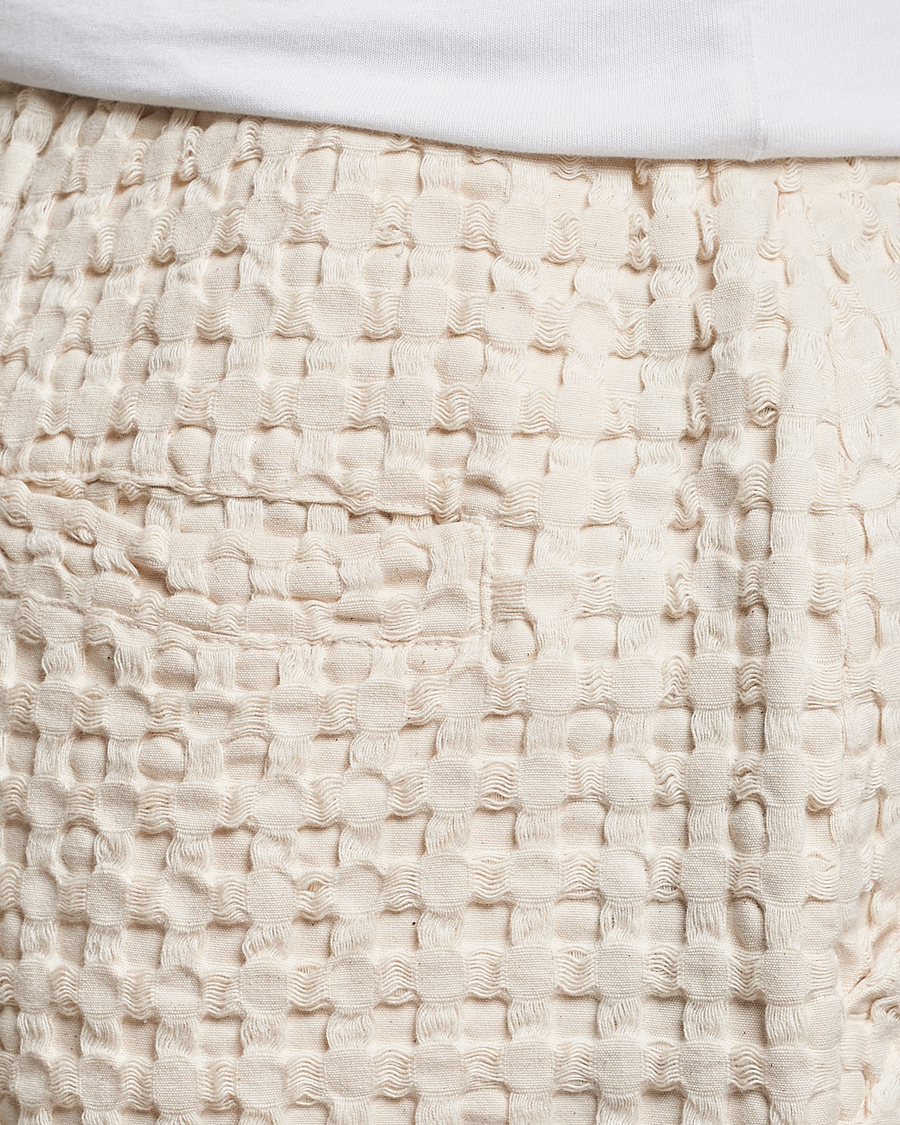 Heren | Korte broek | OAS | Porto Waffle Shorts Ecru