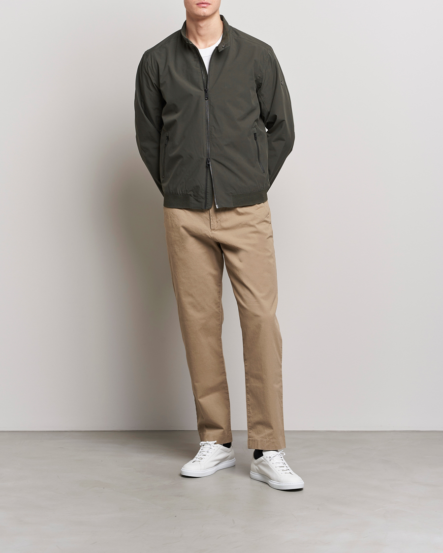 Heren | Jassen | Scandinavian Edition | Plain Waterproof Jacket Dark Olive