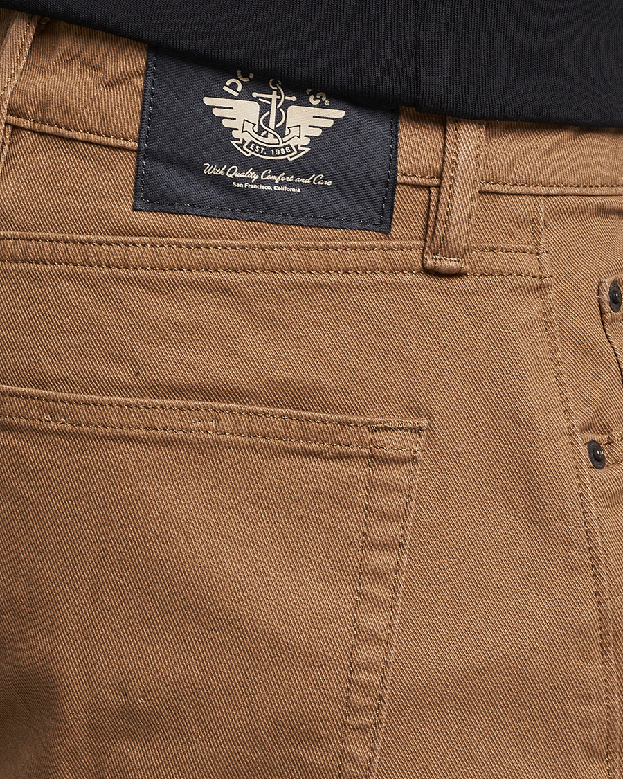 Heren | Broeken | Dockers | 5-Pocket Cotton Stretch Trousers Otter