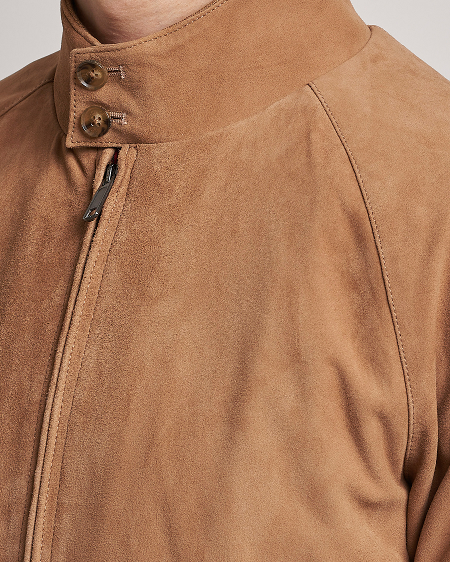 Heren | Jassen | Baracuta | G9 Suede Jacket Tobacco