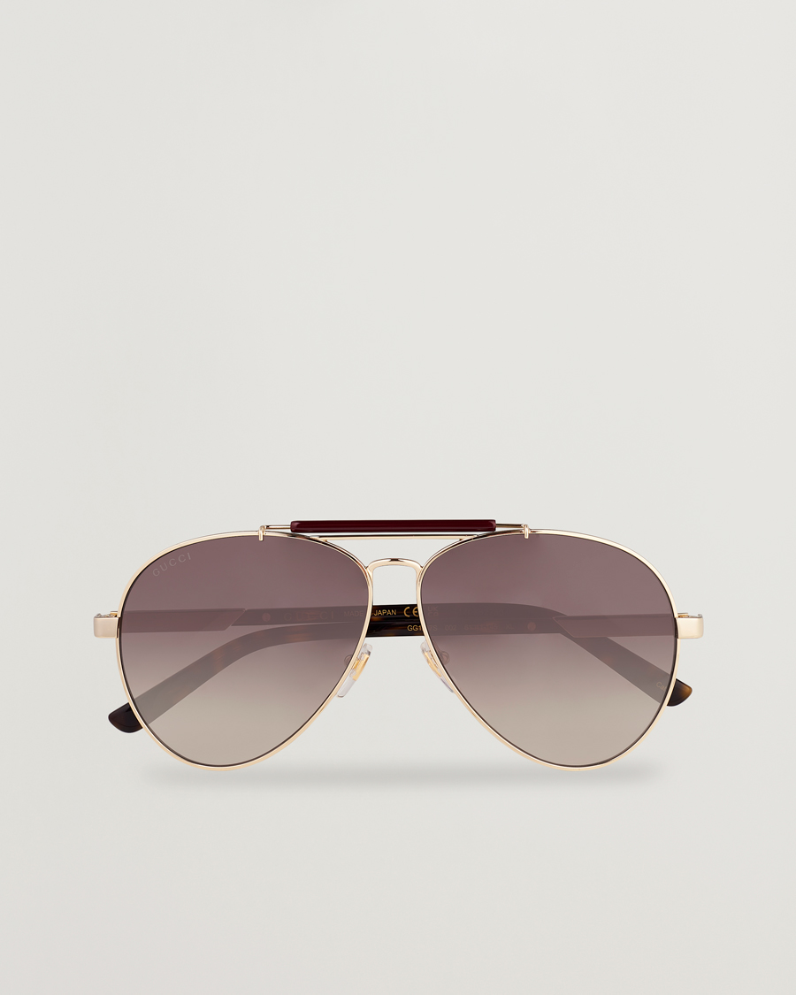 Heren | Gucci GG1287S Sunglasses Havana/Gold | Gucci | GG1287S Sunglasses Havana/Gold