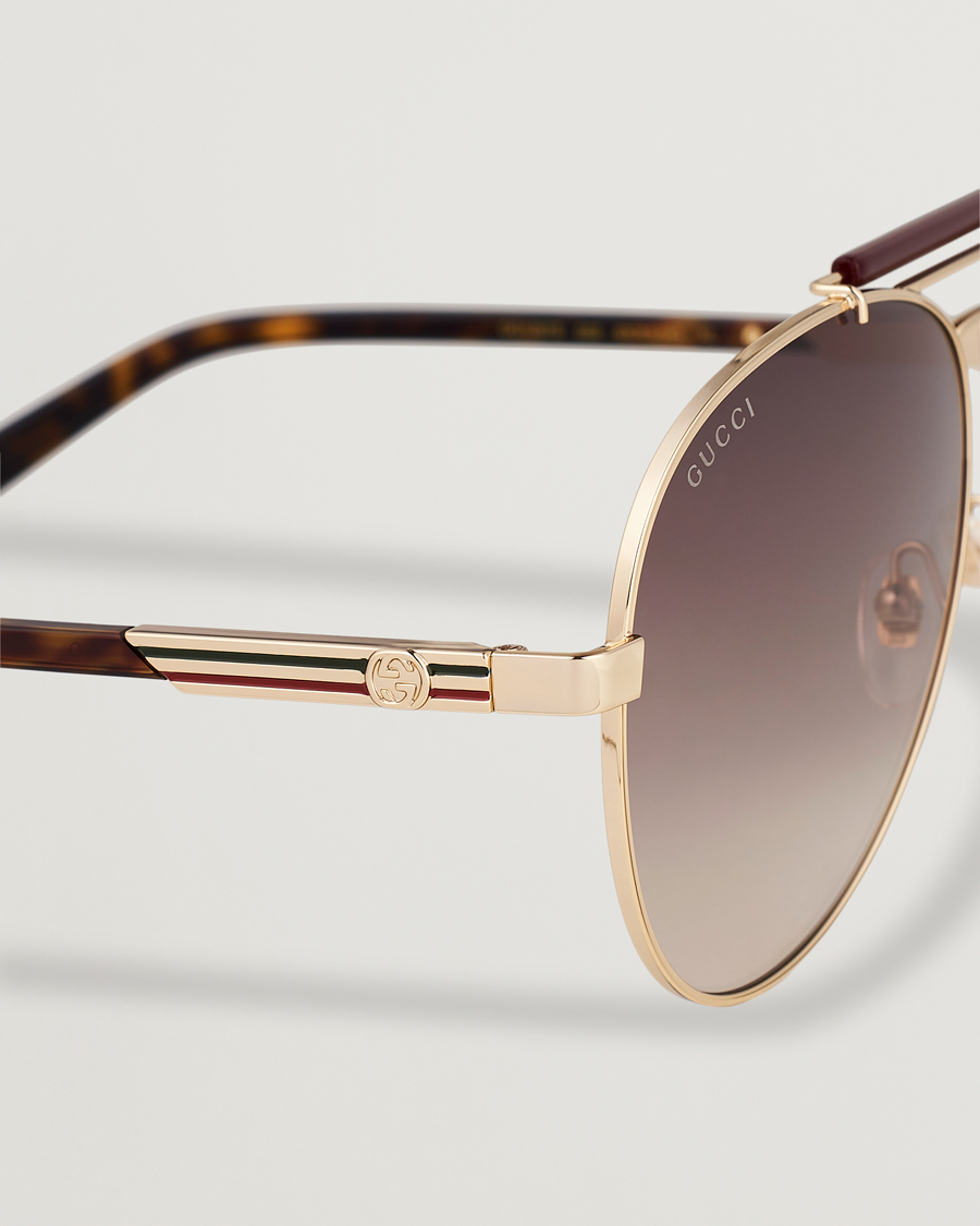 Heren | Gucci GG1287S Sunglasses Havana/Gold | Gucci | GG1287S Sunglasses Havana/Gold