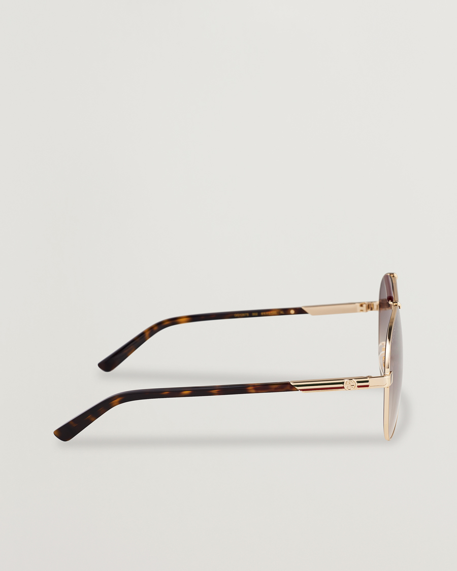Heren | Gucci GG1287S Sunglasses Havana/Gold | Gucci | GG1287S Sunglasses Havana/Gold