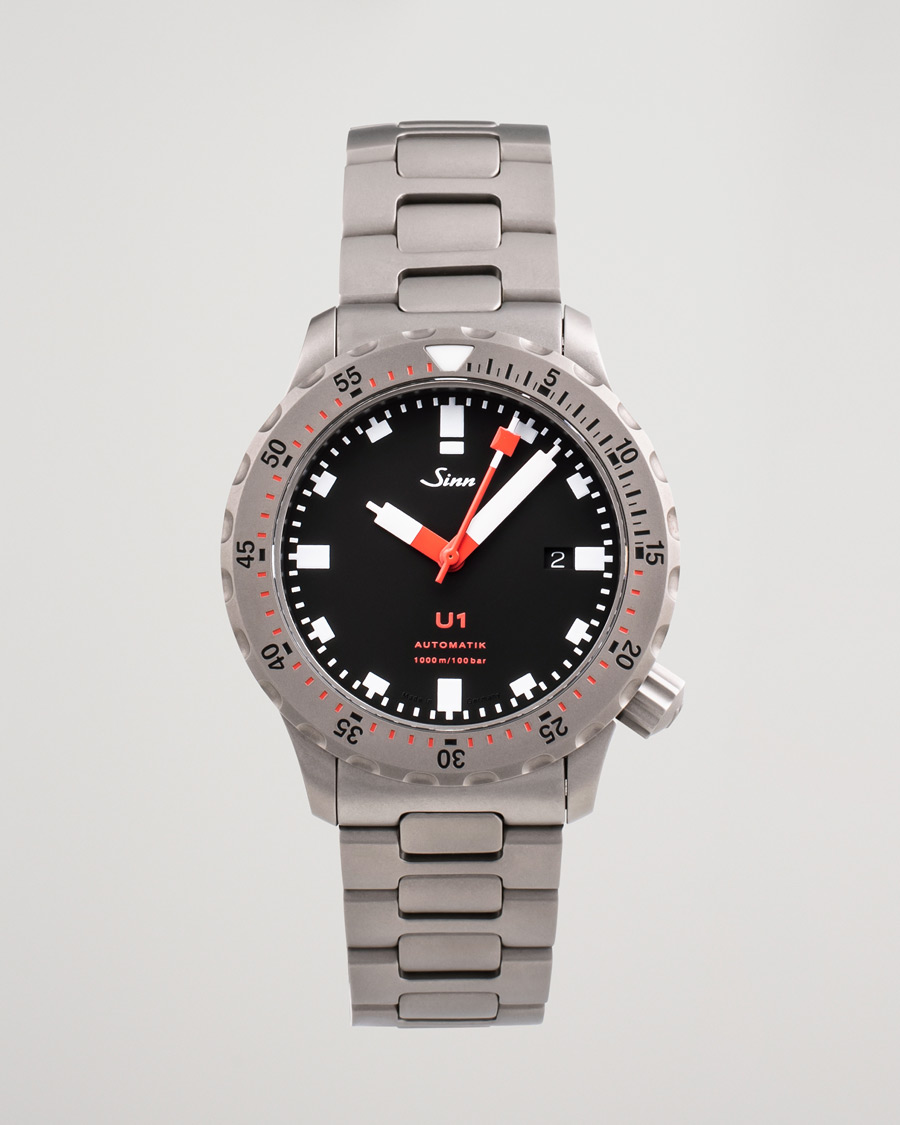 Heren | Pre-Owned & Vintage Watches | Sinn Pre-Owned | Diving U1 1010.010 Steel Black