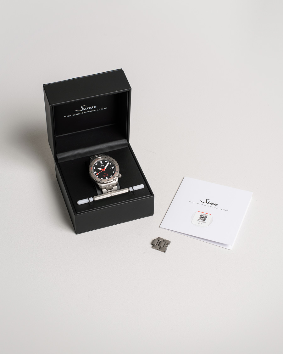 Heren | Pre-Owned & Vintage Watches | Sinn Pre-Owned | Diving U1 1010.010 Steel Black