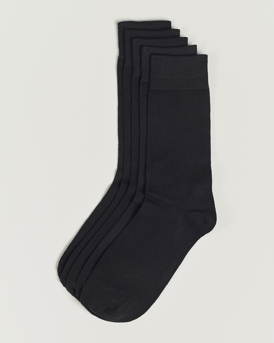 Heren | Ondergoed | Bread & Boxers | 5-Pack Socks Black