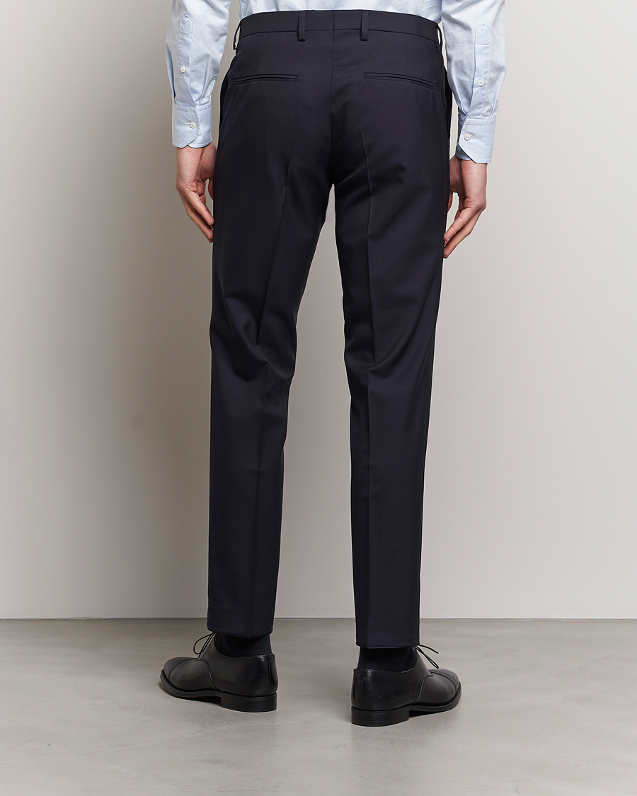 Heren | Broeken | Oscar Jacobson | Diego Wool Trousers Navy