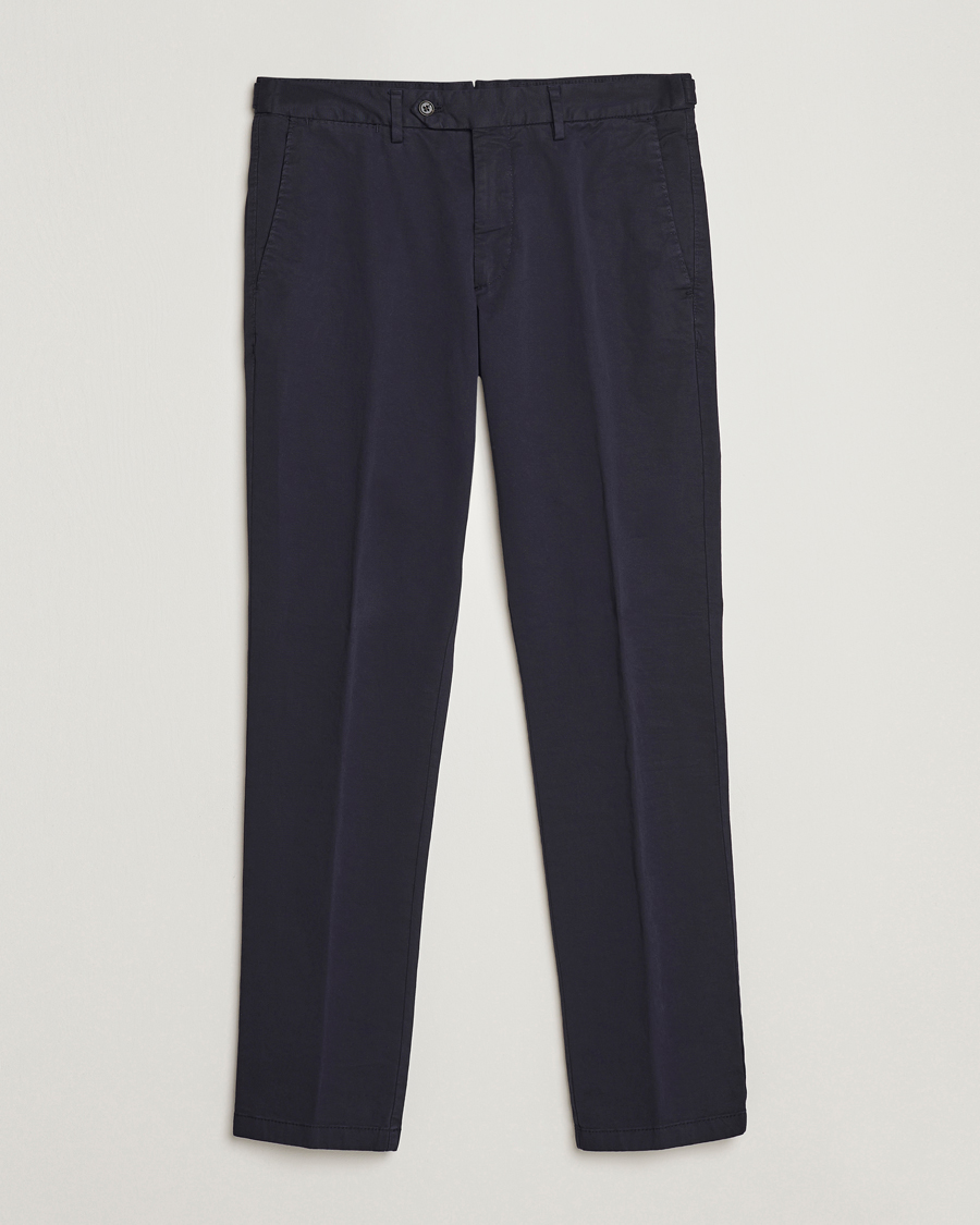 Heren | Broeken | Oscar Jacobson | Danwick Cotton Trousers Navy