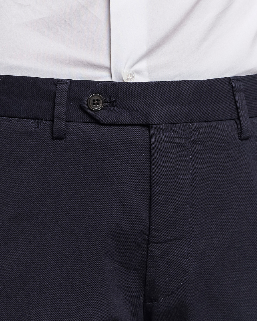 Heren | Broeken | Oscar Jacobson | Danwick Cotton Trousers Navy