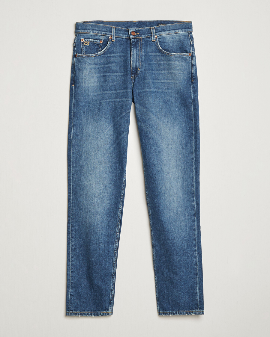 Heren | Jeans | Oscar Jacobson | Johan Cotton Stretch Jeans Vintage Wash