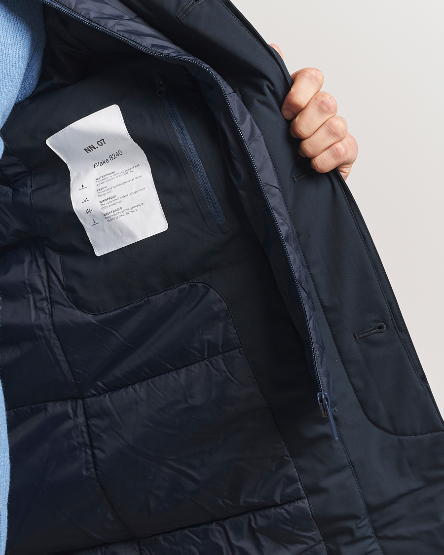 Heren | Jassen | NN07 | Blake Jacket Navy Blue
