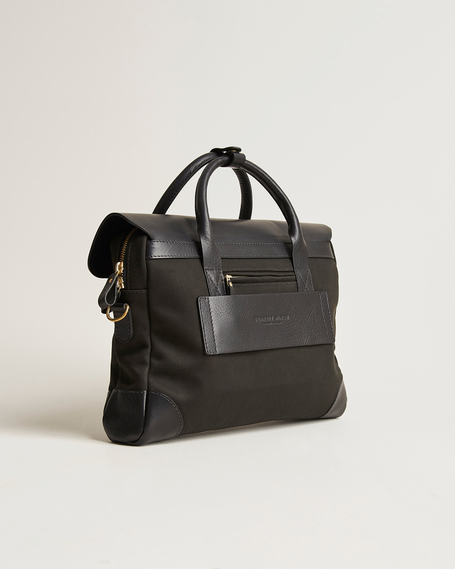 Heren | Tassen | Bennett Winch | Canvas Briefcase Black