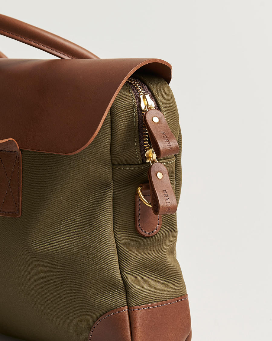 Heren | Tassen | Bennett Winch | Canvas Briefcase Olive