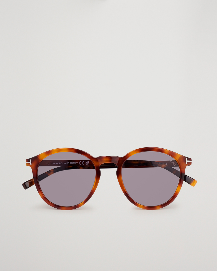 Heren | Zonnebrillen | Tom Ford | Elton Sunglasses Blonde Havana/Smoke