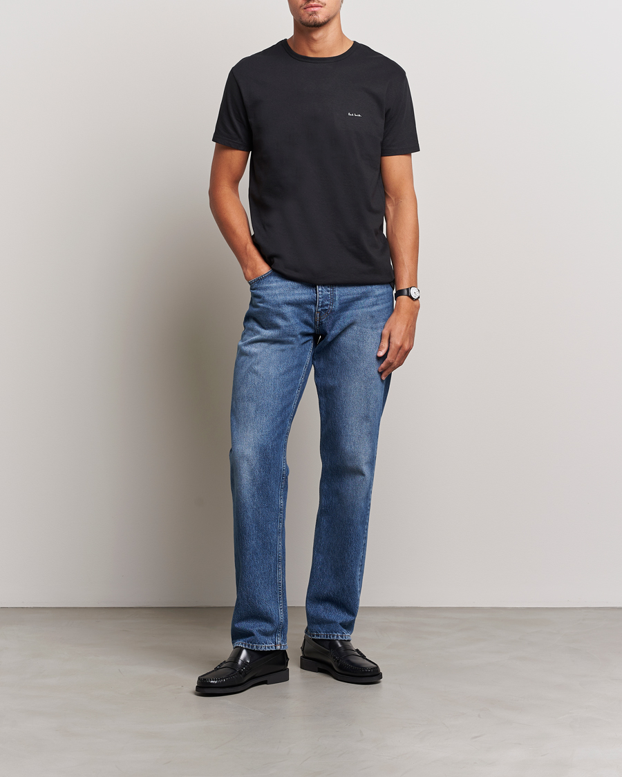 Heren | T-shirts | Paul Smith | 3-Pack Crew Neck T-Shirt Black/Grey/White