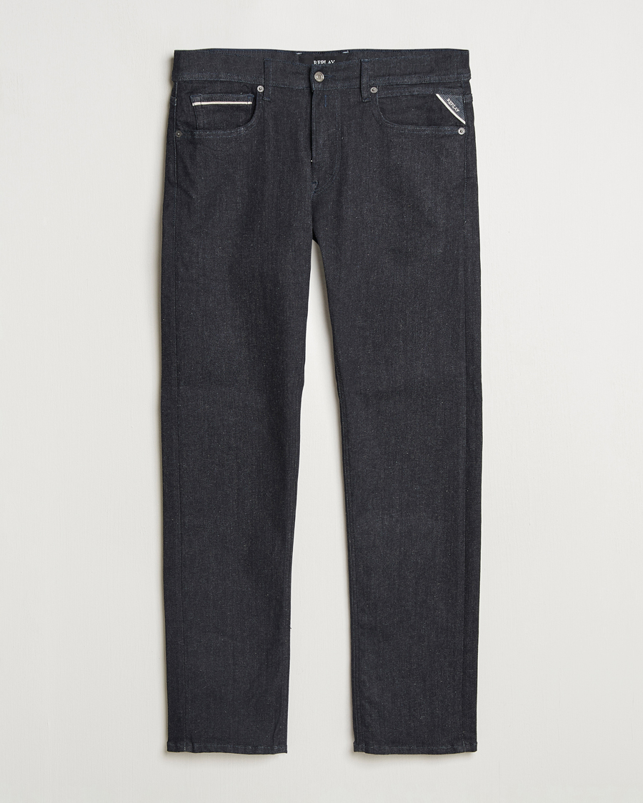 Heren | Jeans | Replay | Grover Hyperflex Re-Used Jeans Forever Dark Blue