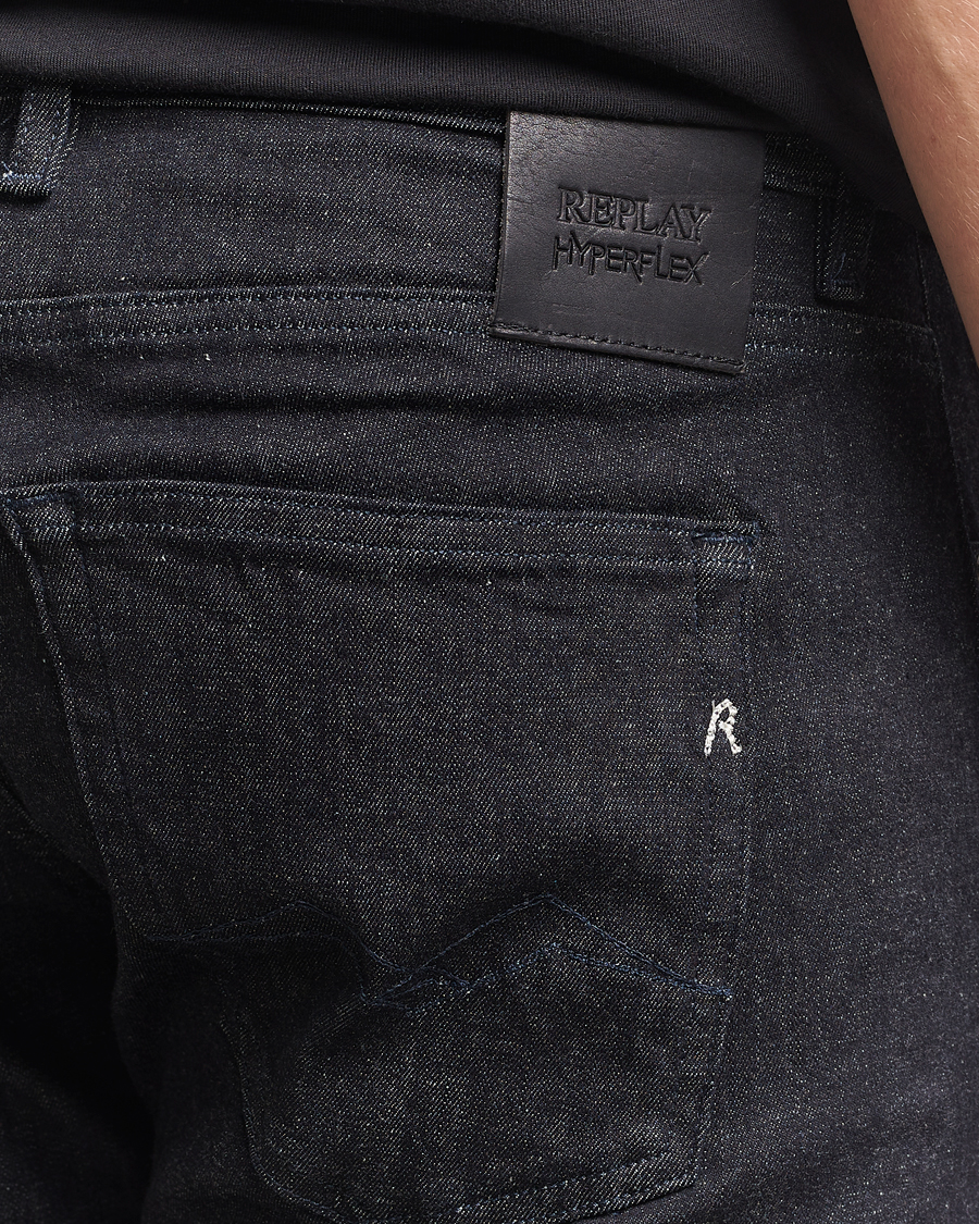 Heren | Jeans | Replay | Grover Hyperflex Re-Used Jeans Forever Dark Blue