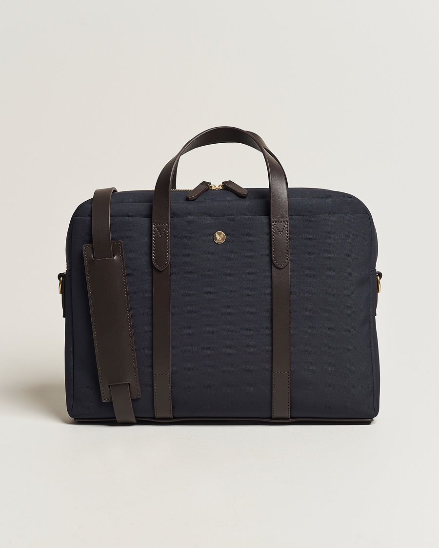 Heren | Mismo M/S Aspire Briefcase Navy/Dark Brown | Mismo | M/S Aspire Briefcase Navy/Dark Brown