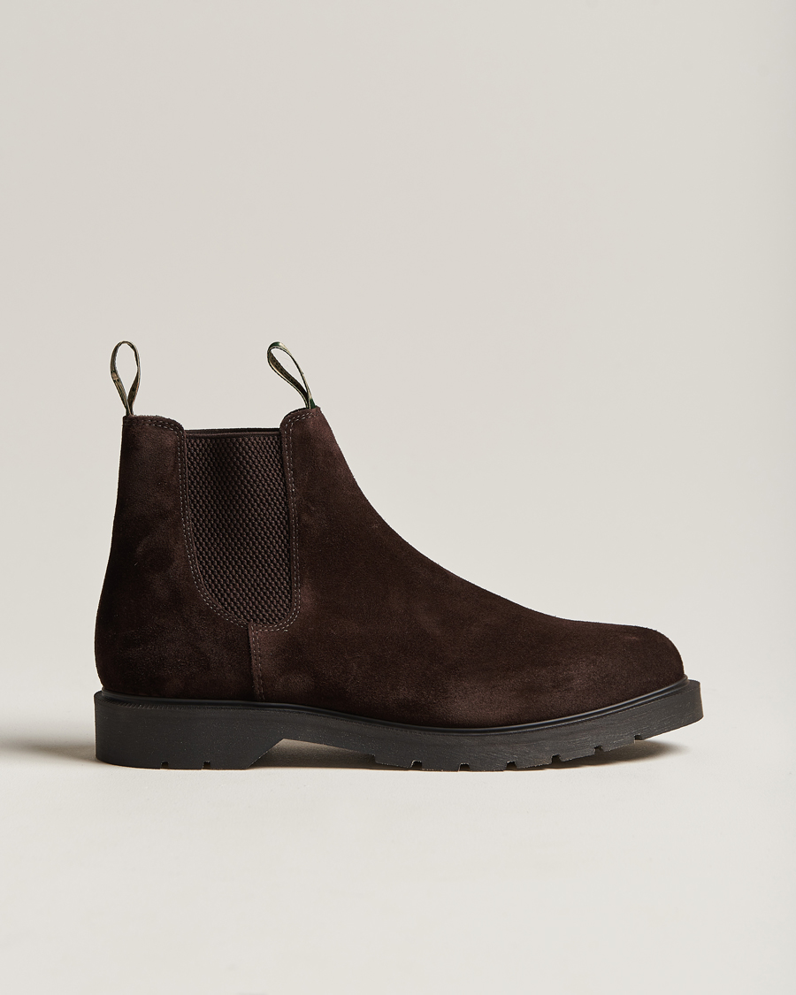 Heren | Laarzen | Loake 1880 | Mccauley Heat Sealed Chelsea Brown Suede
