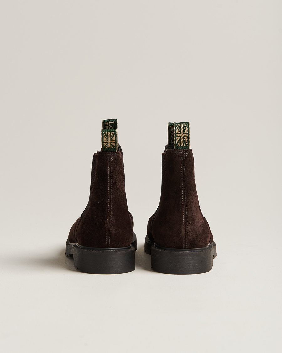 Heren | Laarzen | Loake 1880 | Mccauley Heat Sealed Chelsea Brown Suede
