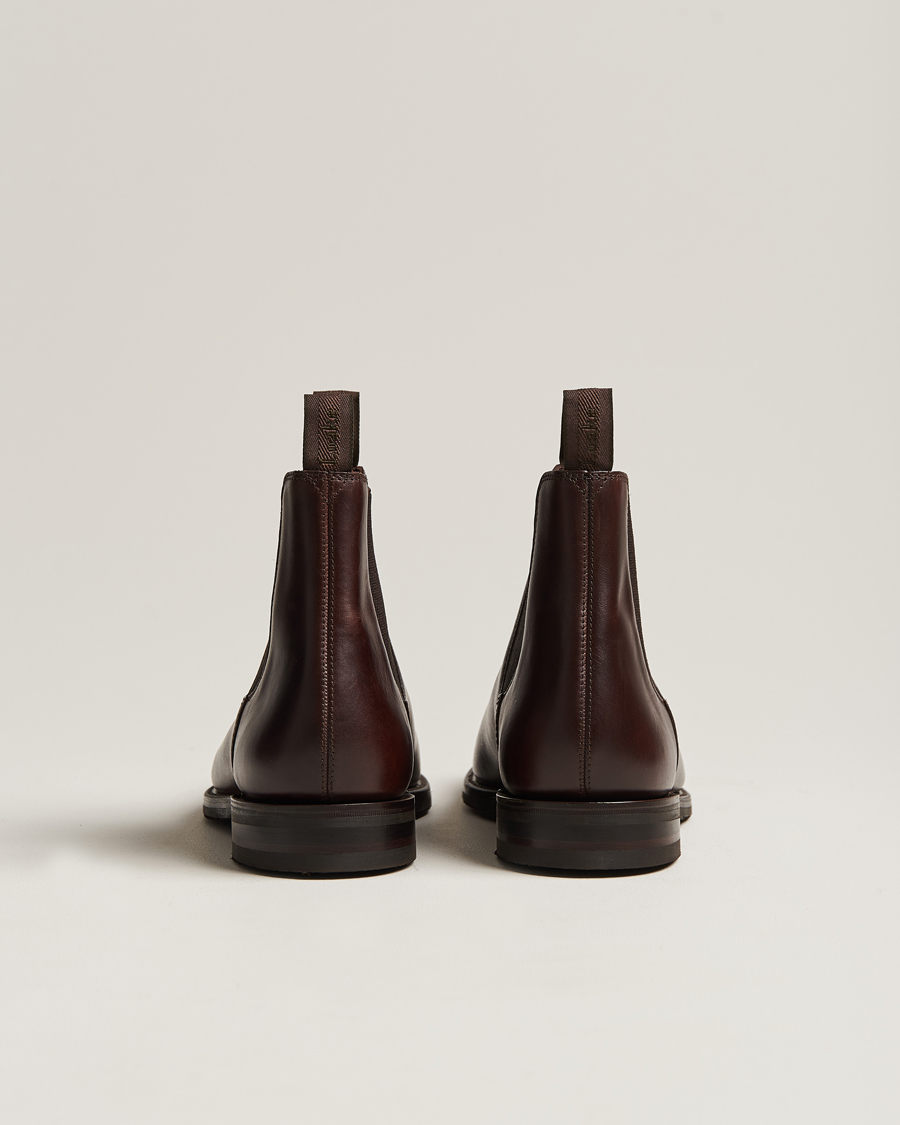 Heren | Laarzen | Loake 1880 | Emsworth Chelsea Boot Dark Brown Leather