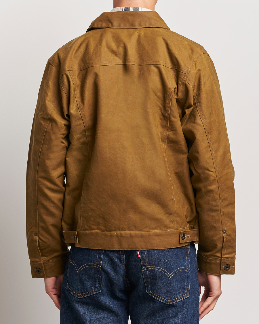 Heren | Jassen | Filson | Short Lined Tin Cloth Cruiser Dark Tan