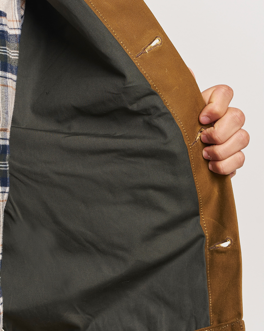 Heren | Jassen | Filson | Short Lined Tin Cloth Cruiser Dark Tan