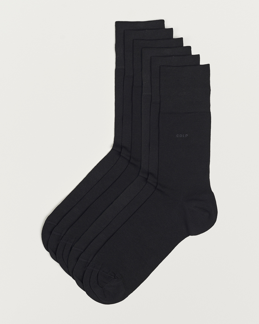 Heren | Ondergoed | CDLP | 6-Pack Cotton Socks Black