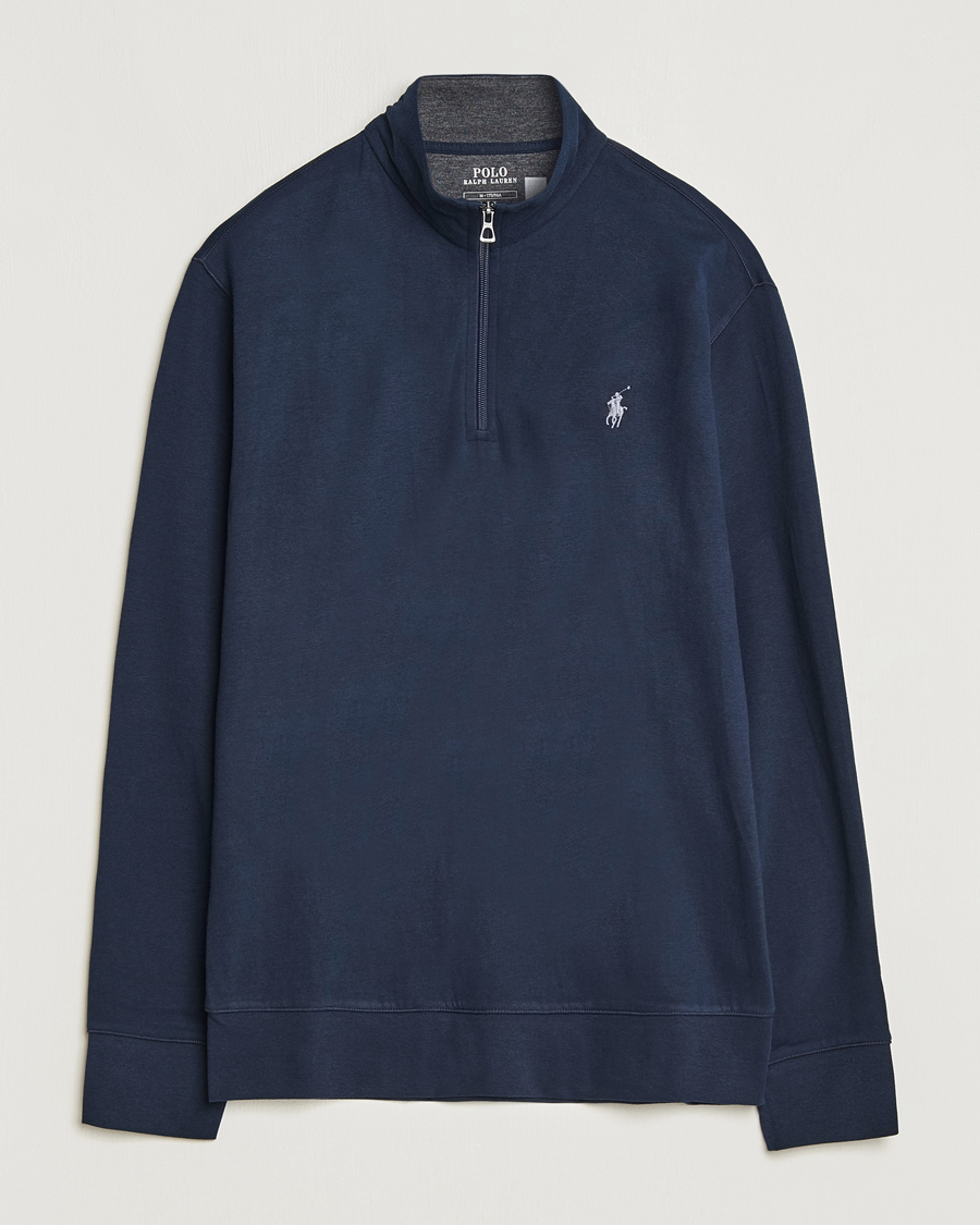 Heren | Truien | Polo Ralph Lauren | Double Knit Half-Zip Sweater Aviator Navy