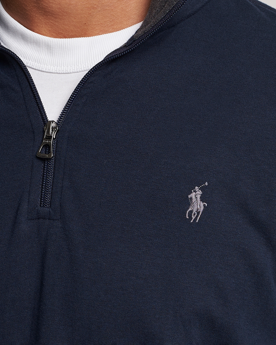 Heren | Truien | Polo Ralph Lauren | Double Knit Half-Zip Sweater Aviator Navy