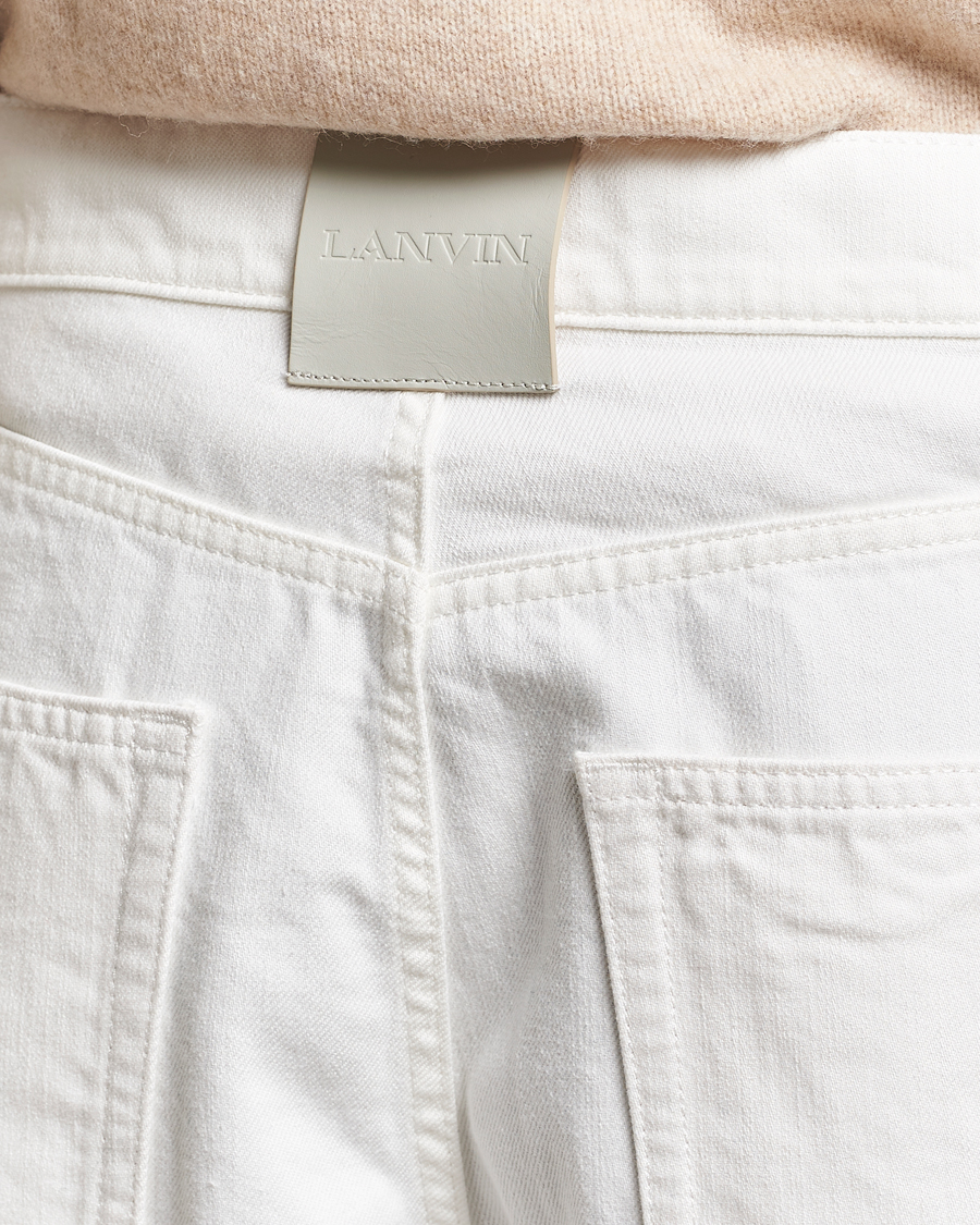 Heren | Broeken | Lanvin | Regular Fit 5-Pocket Pants Optic White