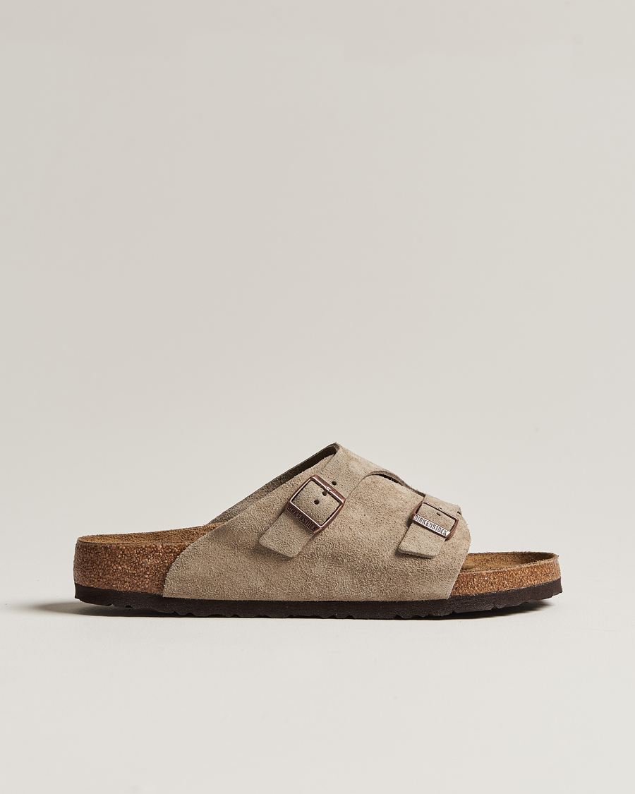 Heren | Sandalen slides | BIRKENSTOCK | Zürich Taupe Suede