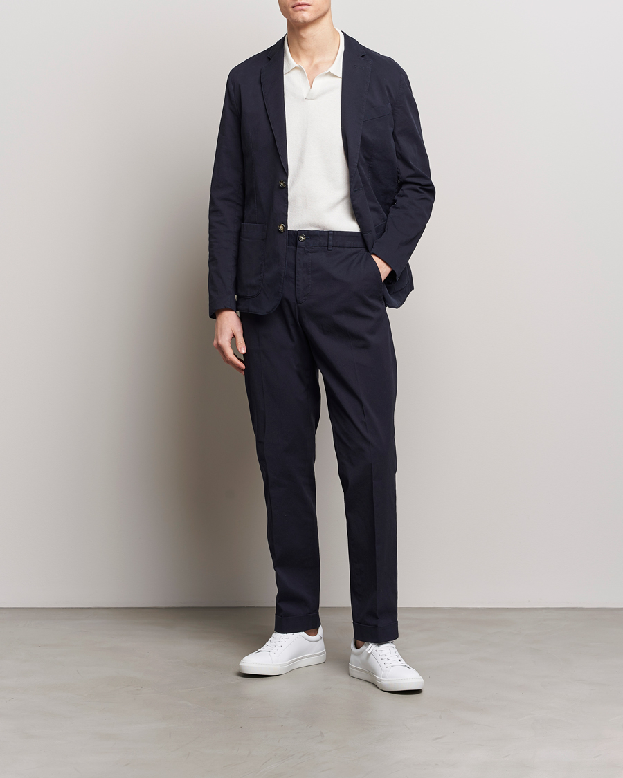 Heren | Broeken | J.Lindeberg | Lois Garment Dye Pants Navy