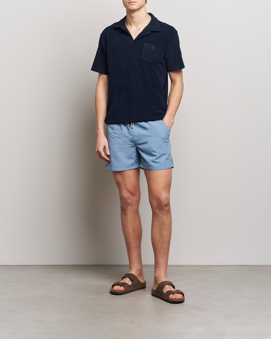 Heren | Zwembroek | OAS | Plain Swimshorts Sky