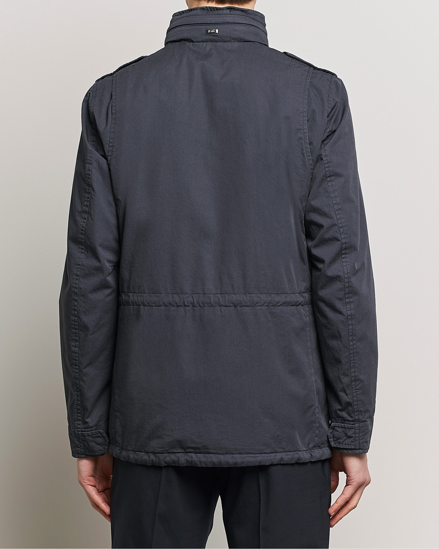 Heren | Jassen | Herno | Washed Cotton Field Jacket Navy