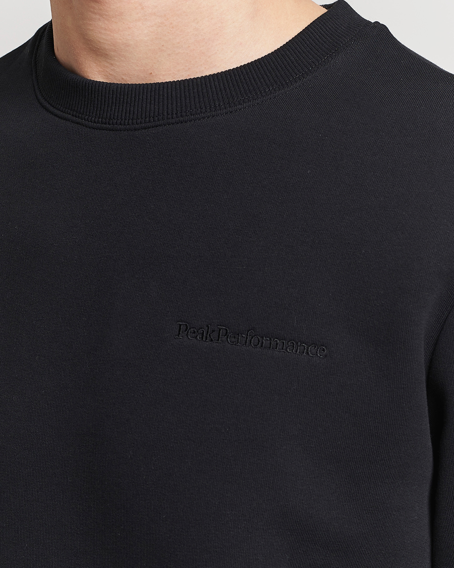 Heren | Truien | Peak Performance | Original Crew Neck Sweatshirt Black