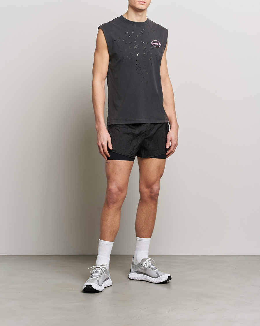Heren | Korte broek | Satisfy | Rippy 3 Inch Trail Shorts Black