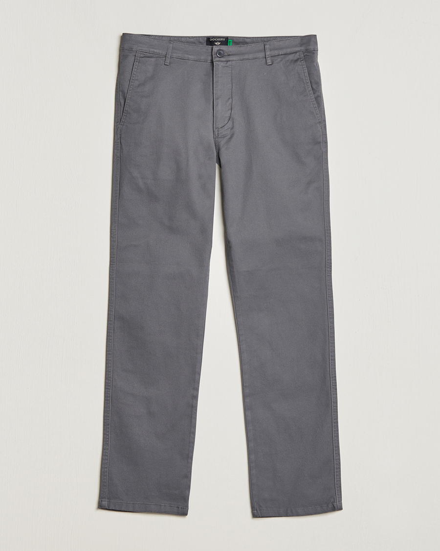 Heren | Broeken | Dockers | Original OPP Slim Twill Stretch Chino Car Park Grey