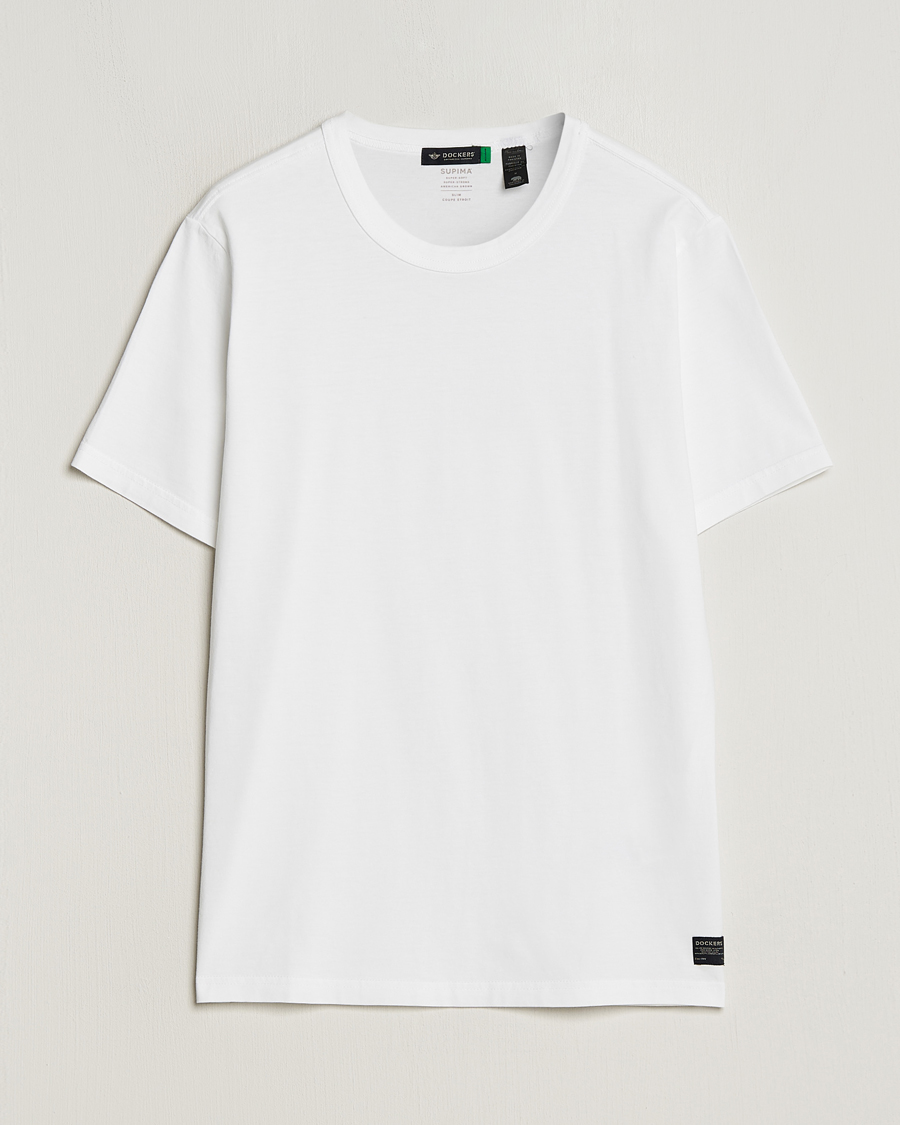 Heren | T-shirts | Dockers | Original Cotton T-Shirt White