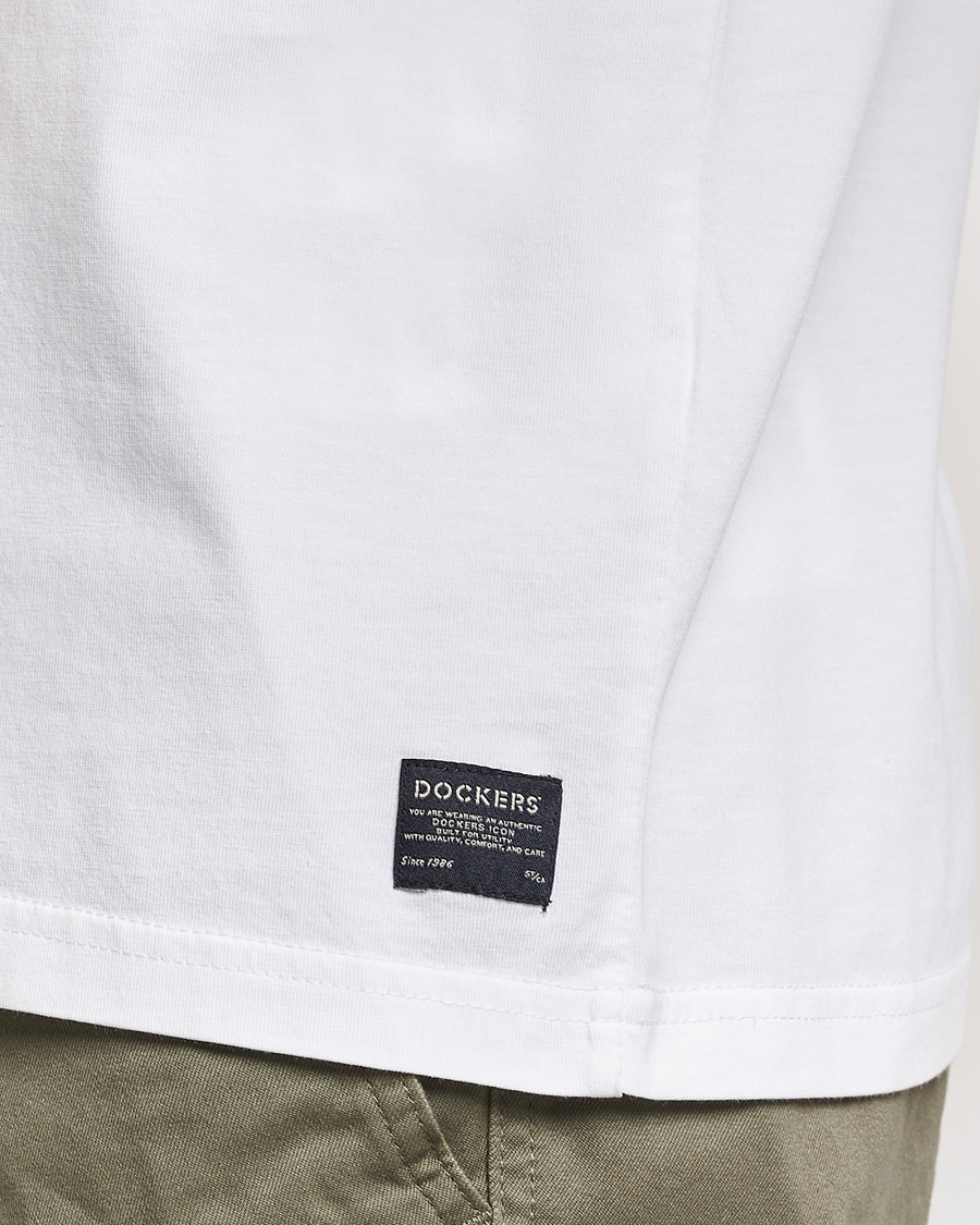 Heren | T-shirts | Dockers | Original Cotton T-Shirt White