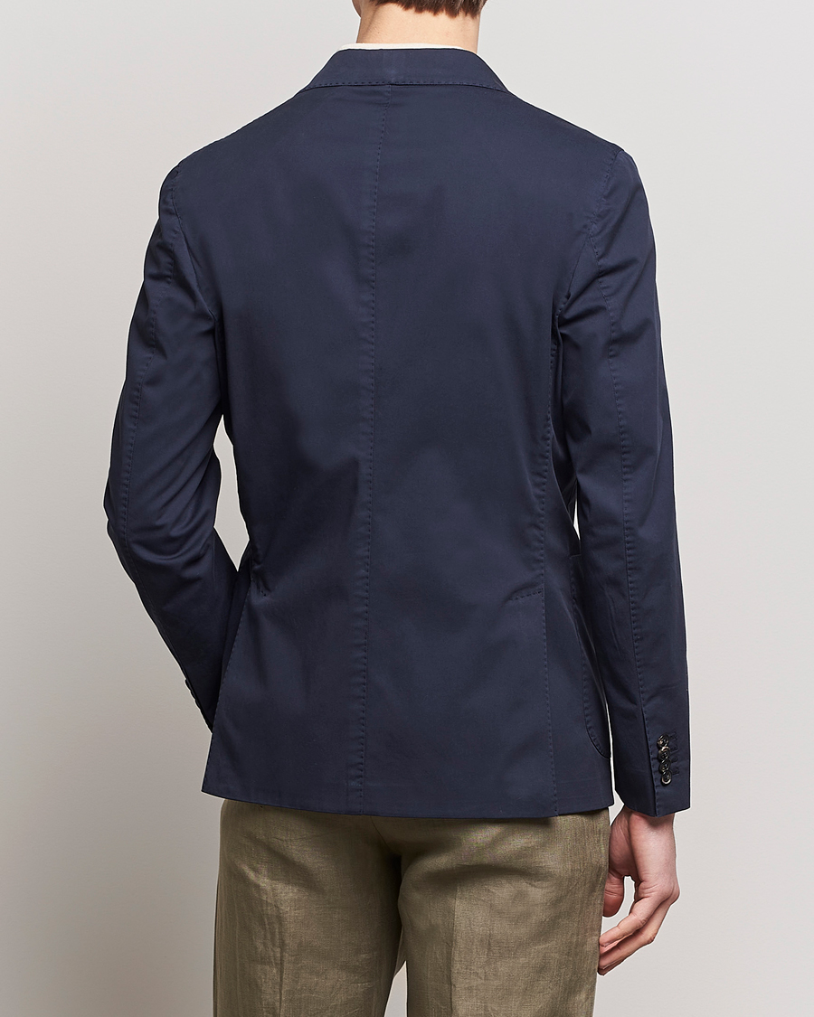 Heren | Blazers | Incotex | Unconstructed Comfort Cotton Blazer Navy